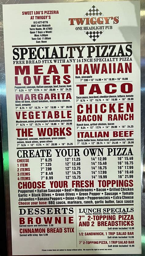 twiggy's terre haute menu.